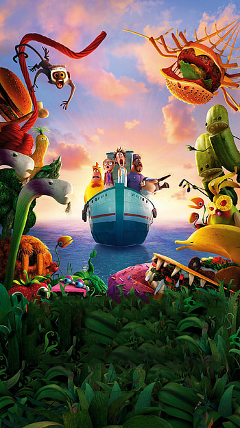 Cloudy with a Chance of Meatballs 2 (2022) movie HD phone wallpaper