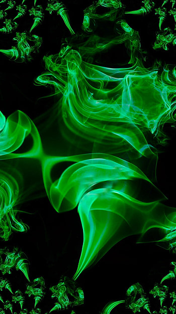 Black And Green, Black Green Background HD phone wallpaper