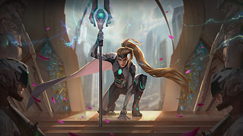 Vainglory, artwork, girl warrior HD wallpaper