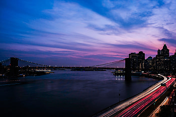 Night, Usa, Building, Dark, Road, Night City, United States, New York HD wallpaper