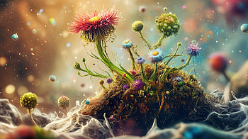 Vibrant Flora: A Stunning Ultra, flower, plant, flora, fantasy, nature HD wallpaper