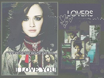 I Love You, alexis bledel, milo ventimiglia, jess mariano, gilmore girls, rory gilmore HD wallpaper