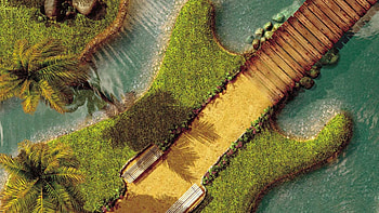 digital Guitar island for HD wallpaper