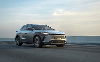 2022, Toyota BZ4X, front view, exterior, electric car, silver BZ4X, Japanese cars, Toyota HD wallpaper