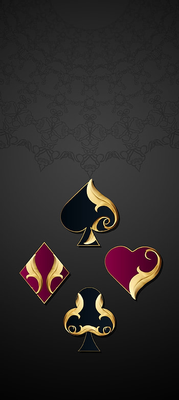 Card Symbols, symbol, art, dark HD phone wallpaper