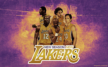 Lakers starting five! HD wallpaper