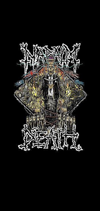 I nuke your f*cking corruption, death metal, music HD phone wallpaper