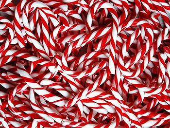 Enough for everyone, white, sweets, striped, red, candy canes HD wallpaper