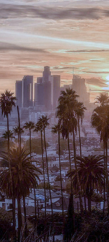 Los Angeles, cielo, ciudad, edificios HD phone wallpaper