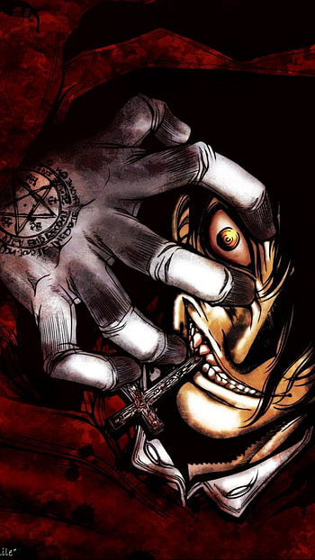 Crimson Occult — Hellsing Dark Anime , dark, Anime, Hellsing, dark anime HD phone wallpaper