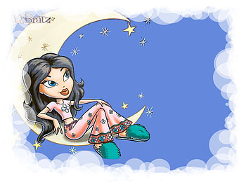 Jade in the moon!, star, night, jade, moon HD wallpaper