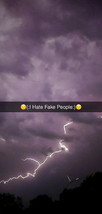 I Hate Fake People, cloud, sky HD phone wallpaper