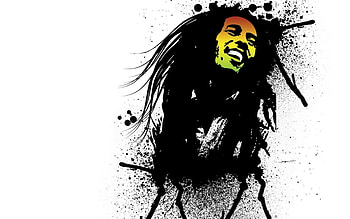 Music, People, Art, Artists, Men, Bob Marley HD wallpaper