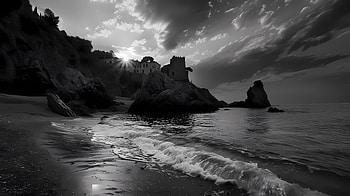 Majestic Italian Coastline Sunset -, Italy, coast HD wallpaper