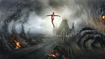 Spidey Far From Home, spiderman-far-from-home, spiderman, superheroes, digital-art, artwork, artstation HD wallpaper