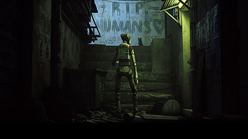 Stray game, Monocle-wearing cat, Torn world , Cat with monocle HD wallpaper