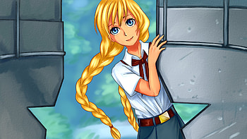 Pony tails, anime girl, Everlasting Summer, video game HD wallpaper