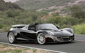 Cars, Movement, Traffic, Hennessey, Venom Gt Spyder HD wallpaper