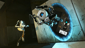 Portal 2, Humorous adventure, Mind-bending puzzles, Stunning visuals HD wallpaper