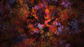 Fractal Forest Floor, abstract, fractal, artist, artwork, digital-art, deviantart HD wallpaper