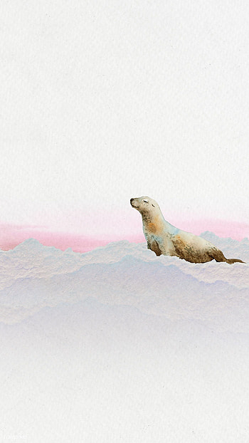 Watercolor marine life, background template, Premium quality, Cartoon animal drawings HD phone wallpaper
