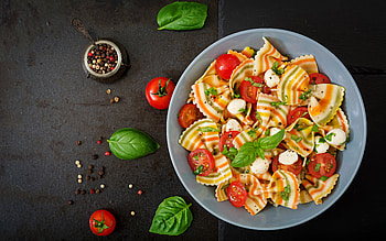 Pasta Salad, pasta, pgotography, food, salad HD wallpaper