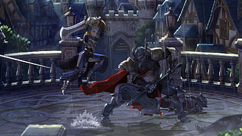 Unicorn Overlord and Knight Battle, video game, Unicorn Overlord, knight HD wallpaper