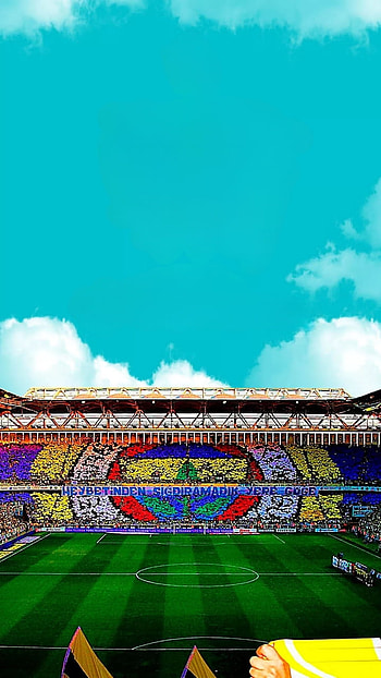 Fenerbahçe, cloud, fener, sari, stad, sukru_saracoglu, sukrusaracoglu, lacivert, stadyum, fenerbahce, taraftar HD phone wallpaper