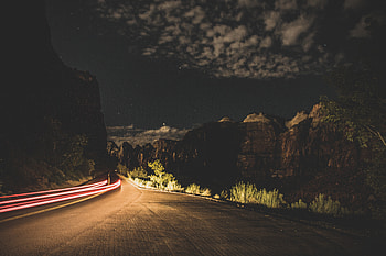 Nature Road Long Exposure , nature, road, long-exposure HD wallpaper