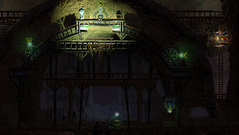 Steampunk Cave, Abstract, Art, Digital, Steampunk, Cave, Fantasy HD wallpaper