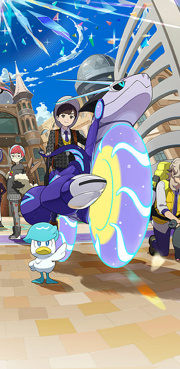 Ride into Adventure: Pokémon Scarlet & Violet , video game, Pokémon: Scarlet And Violet HD phone wallpaper