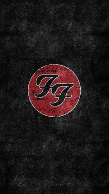 Foo Fighters, Logo , background, Artistic design HD phone wallpaper