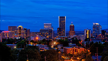 Portland Skyline, Travel destination, Beautiful architecture, Stunning views HD wallpaper