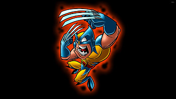 Wolverine Minimal Art Funny , wolverine, superheroes, artist, artwork, digital-art HD wallpaper