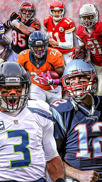 Gridiron battles, Toucown triumphs, Spectacular catches, NFL legends HD phone wallpaper