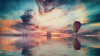 Hot Air Balloon, Nature, , KDE Store HD wallpaper