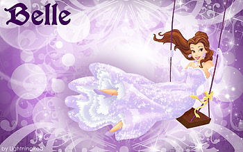 Artwork, Belle (Disney) HD wallpaper