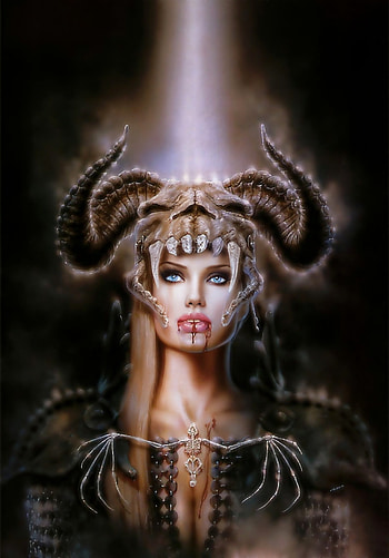 Malefic women, mujer, luis-royo HD phone wallpaper