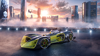 Robo Race , cars, artist, artwork, digital-art, behance HD wallpaper