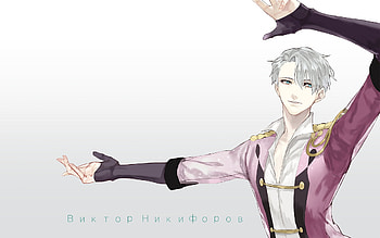 Victor, Viktor, anime, Yuri on ice HD wallpaper