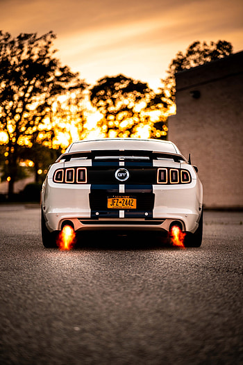 Sports, Fire, Cars, Car, Machine, Sports Car, Back View, Rear View, Power HD phone wallpaper