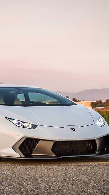 Lamborghini, White Car HD phone wallpaper