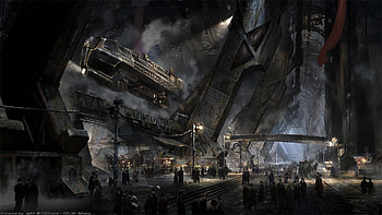 Victorian-fantasy-art-airships-DeviantArt-steampunk-1920%C3% HD wallpaper