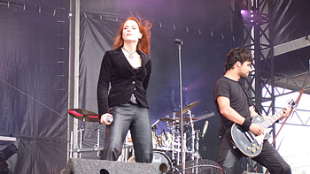 Epica at Hellfest 2007, gothic, dutch, simons, simone, band, heavy, music, epica, metal, hellfest HD wallpaper