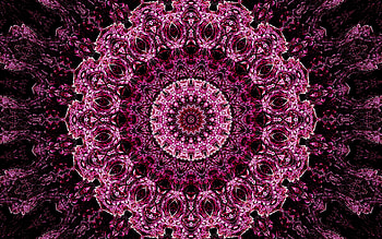 purple abstract flower, , fractals, abstract backgrounds, 3D art, fractal art, creative, circulation, abstract floral background, circles HD wallpaper