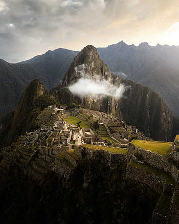 Machu Picchu, Peru, Aerial view, Historical site HD phone wallpaper