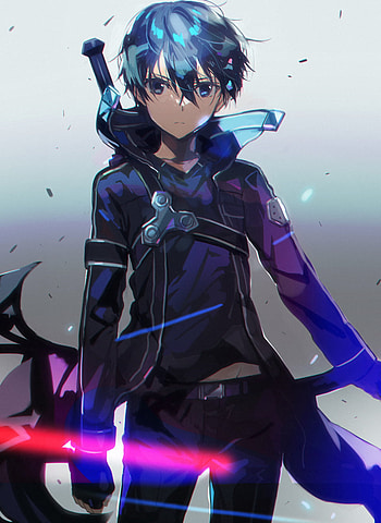 SAO, art, kirito, anime HD phone wallpaper