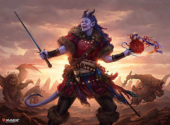 Magic: the Gathering - Valor Singer, demon, man made, Magic: The Gathering HD wallpaper