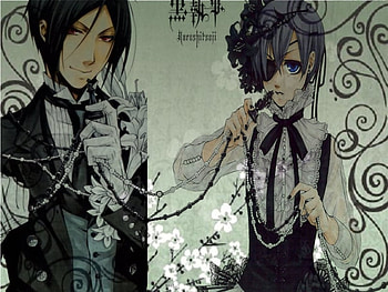 khuroshitsuji, guys, cool, ciel, sebastian HD wallpaper