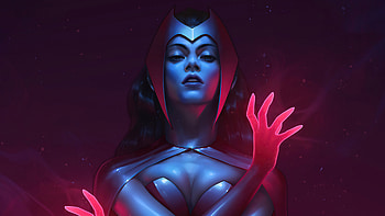 Wanda Scarletwitch , scarlet-witch, wanda-vision, superheroes, tv-shows, artstation, artist, artwork, digital-art HD wallpaper